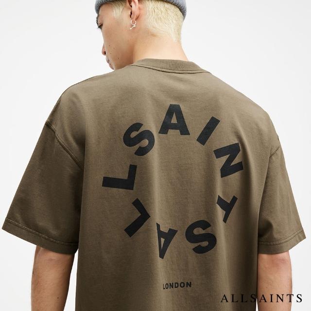 【ALLSAINTS】TIERRA 純棉寬鬆LOGO短袖T恤 MG294Y(寬鬆版型)