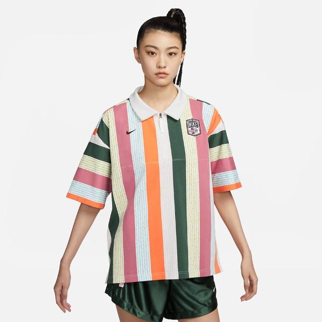 【NIKE 耐吉】休閒短袖POLO衫_女_彩色_AS W NSW OS POLO GCEL(FQ0701123)