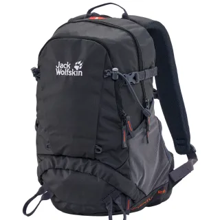 【Jack wolfskin 飛狼】Adventure 健行背包 登山背包 25L(曜石黑)