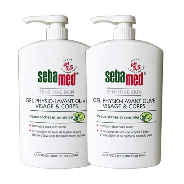 【SEBAMED】橄欖潔膚露1000ml 兩入組(大容量 超值組合)