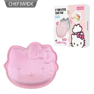 【Chefmade學廚原廠正品】Hello kitty8吋蛋糕模(KT7028正版凱蒂貓烘焙模具)