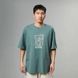 【Dickies】男女款森林綠純棉胸前沙漠植物字母D印花休閒短袖T恤｜DK013082H15
