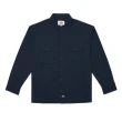 【Dickies】男款深海軍藍胸前雙收納口袋寬鬆舒適長袖襯衫｜DK013100CG7