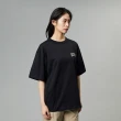 【Dickies】男女款黑色純棉胸前簡約品牌Logo印花休閒舒適短袖T恤｜DK012902J39