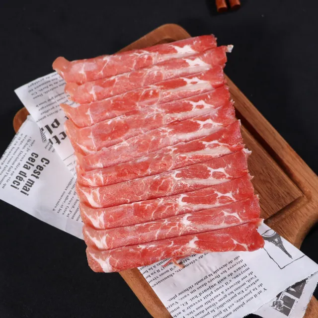【勝崎生鮮】巴拉圭亞伯丁黑牛極鮮嫩肩火鍋肉片5盒組(200公克±10% / 1盒)