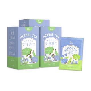 【H2U】淨濕參沛飲漢方草本茶 3g x 10包/盒 人參茶 花旗參茶(3入組)