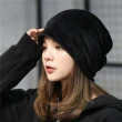 【I.Dear】速達-韓國秋冬金絲絨月子帽套頭護耳保暖帽(5色)