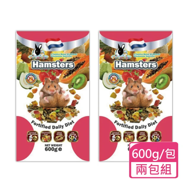 Pet Village 魔法村 寵物鼠天然水果大餐 600g/包；兩包組(全齡鼠飼料 鼠主食 倉鼠飼料)