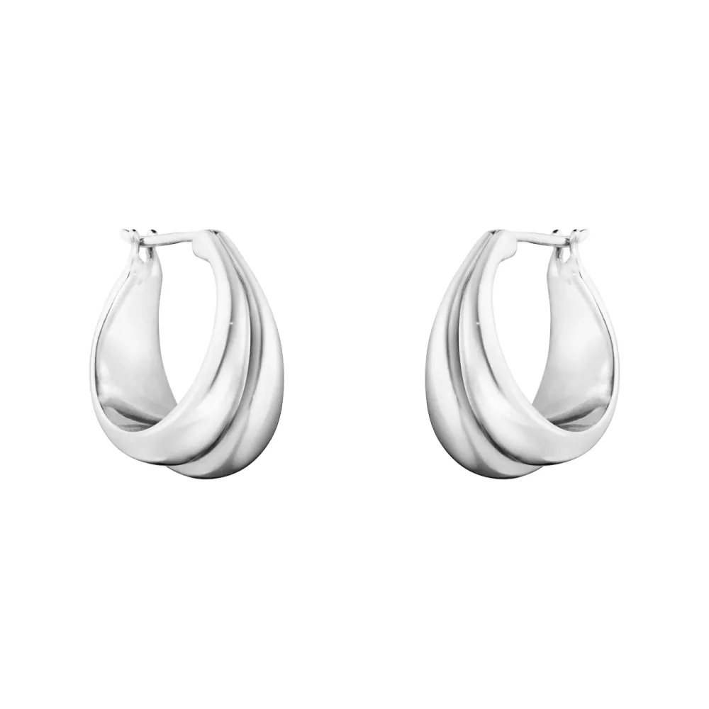 【Georg Jensen 官方旗艦店】CURVE 耳環(銀飾 耳環)