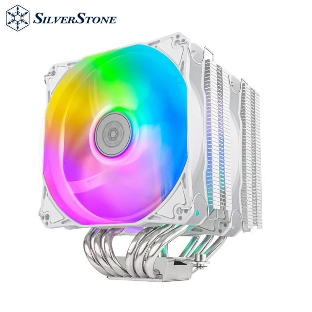 SilverStone 銀欣SilverStone 銀欣 Hydrogon D120 ARGB CPU 散熱器 白色