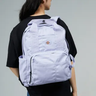 【Dickies】男女款宇宙藍紫色簡約品牌Logo織標大容量後背包｜DK013008H18
