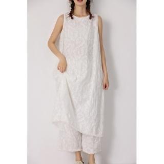【巴黎精品】現貨+預購 連身裙日系洋裝(甜美清新刺繡圓領女裙子3色a1ed46)