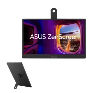 【ASUS 華碩】ZenScreen MB166CR 16型 FHD IPS USB-C 攜帶型螢幕
