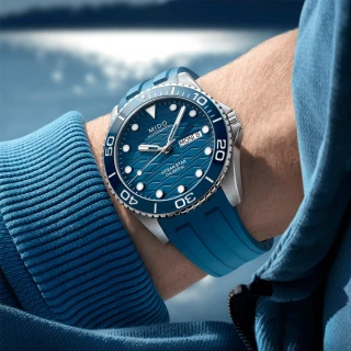 【MIDO 美度】OCEAN STAR 海洋之星 200C 陶瓷圈 潛水機械腕錶 母親節 禮物(M0424301704100)