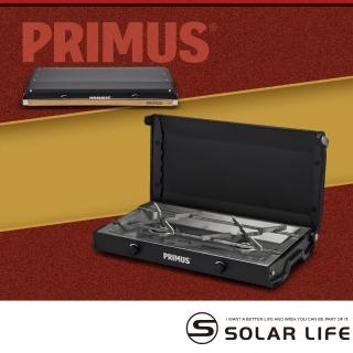 【Primus】Kinjia Stove 雙口爐/350140(雙口卡式爐 瓦斯燒烤爐 露營雙頭爐 折疊雙口爐 戶外瓦斯燃氣爐)