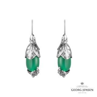 【Georg Jensen 官方旗艦店】2024 HERITAGE 耳環(純銀 綠瑪瑙 耳環)