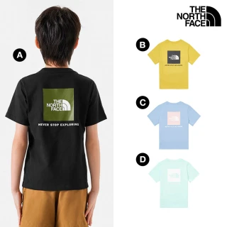 【The North Face 官方旗艦】兒童純棉舒適短袖T恤-大童/小童(多款可選)
