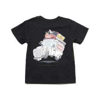 【CHUMS】CHUMS 休閒 童Kids Go Outdoor Pocket T-Shirt短袖上衣 黑色(CH211310K001)