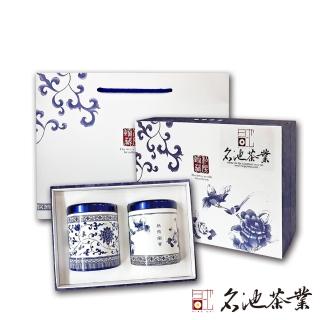 【名池茶業】福壽梨山極品手採烏龍茶葉禮盒-私房臻藏款75gx2罐