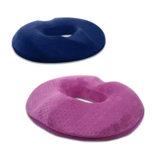 【DREAMCATCHER】日系紓壓記憶坐墊 2入組(痔瘡坐墊/人體工學/尾椎凹槽/竹炭芯不悶熱 坐墊)