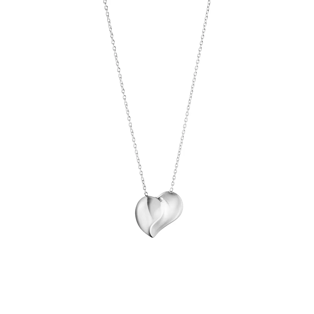 【Georg Jensen 官方旗艦店】HEARTS 純銀項鍊(喬治傑生之心)