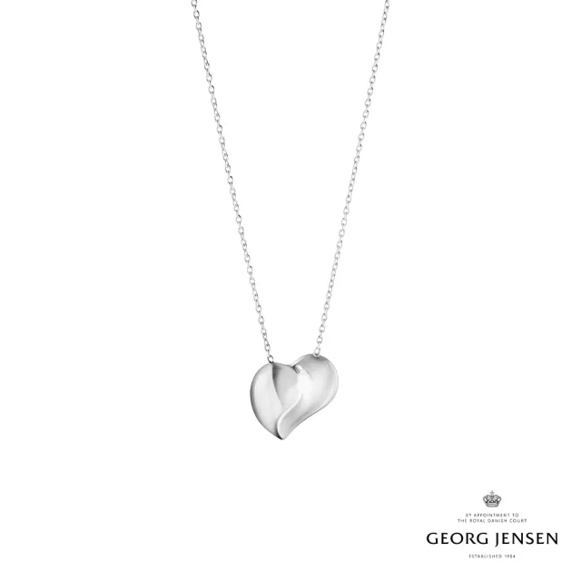 【Georg Jensen 官方旗艦店】HEARTS 純銀項鍊(喬治傑生之心)