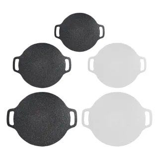 【DREAMCATCHER】韓式麥飯石不沾烤盤 38cm(瓦斯電磁爐通用/烤盤/不沾烤盤/烤肉盤/露營)