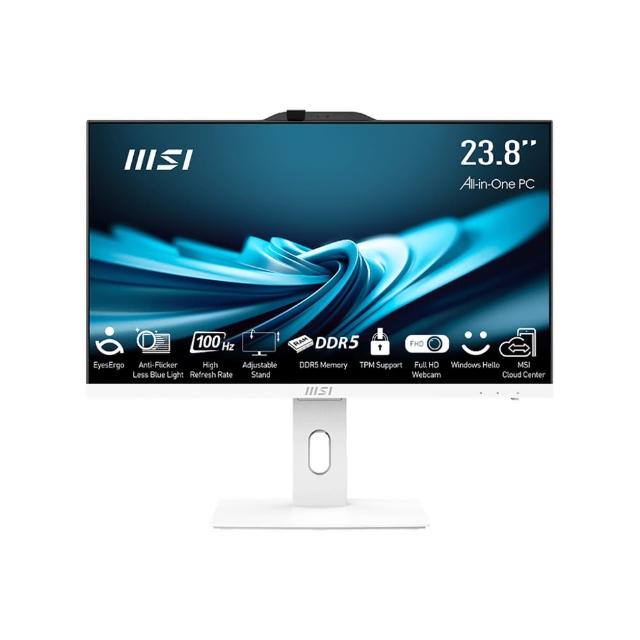 【MSI 微星】24型i7二十核液晶特仕電腦(PRO AP242P 14M-626TW-SP4/i7-14700/32G/2TB/W11P)