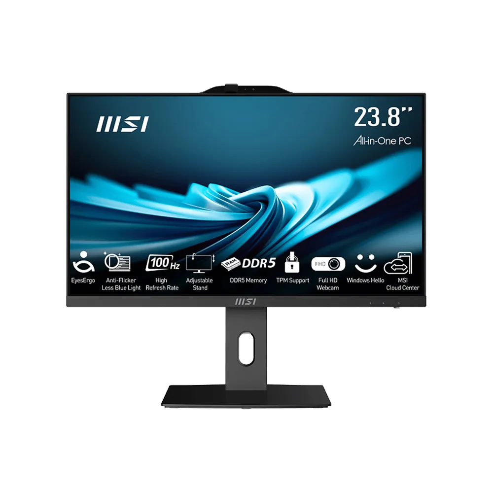 【MSI 微星】24型i5十核液晶特仕電腦(PRO AP242P 14M-619TW-SP3/i5-14400/32G/512G SSD/W11)