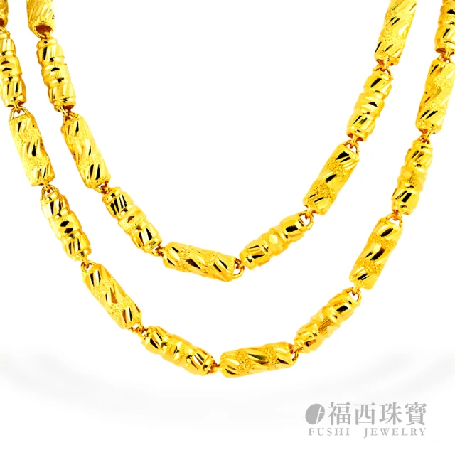 福西珠寶 9999黃金項鍊 超神奇項鍊 加粗2尺套頭(金重5.27錢+-0.03錢)
