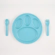 【玉米田】PLA幼兒餐具-熊掌盤叉匙組+學習杯組(PLA 聚乳酸 玉米 無毒 環保 餐具)