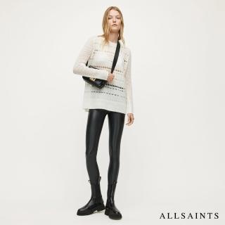 【ALLSAINTS】CORA 高腰曲線緊身皮褲-黑 WL166P(緊身版型)