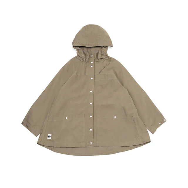 CHUMS CHUMS 休閒 A-Line Camping Parka Light風格外套 卡其綠(CH181284M022)