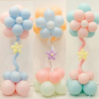 派對佈置畢業花朵氣球立柱1組(生日 派對 兒童節 畢業 教室 氣球支架 裝飾 佈置)