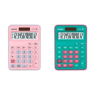 【CASIO 卡西歐】桌上型計算機MX-12B-2色(12位元 辦公用品 計算機)