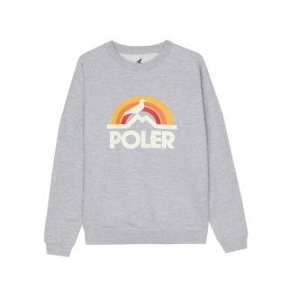 【POLER STUFF】PIGEON RAINBOW CREW 長袖上衣(STAPLE 聯名款 / 灰色)