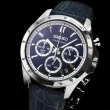 【SEIKO 精工】SPIRIT系列 SBTR019 日本國內販售款 熊貓 三眼 計時 皮革錶帶 石英 男士 手錶