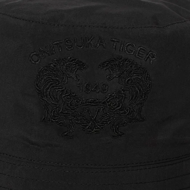 【Onitsuka Tiger】鬼塚虎-黑底藍花紋雙面漁夫帽(3183B029-001)