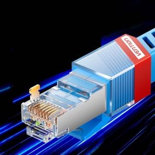 【VENTION 威迅】IKJ 系列 CAT8 八類 雙遮蔽 遊戲 網路 跳線 電競款 1M