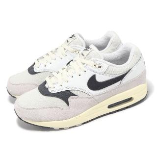 【NIKE 耐吉】休閒鞋 Air Max 1 男鞋 女鞋 白 灰 氣墊 經典 情侶鞋 運動鞋(HJ3498-007)