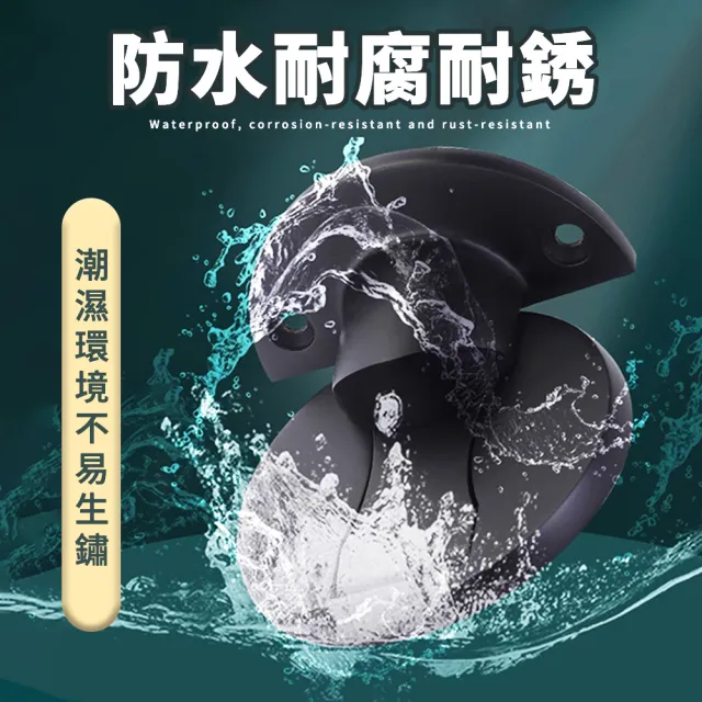 【HM旬木居家】2入組 門擋 阻門器 磁吸門擋(防水耐腐耐繡 高質感不銹鋼 多色可選)