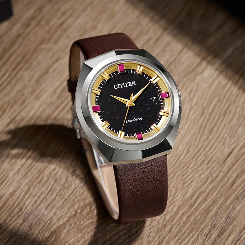 【CITIZEN 星辰 官方授權】GENTS 無際星輝限定款 限量光動能手錶-42.5mm 情人節 禮物(BN1010-05E)