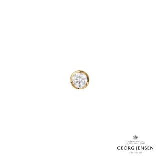 【Georg Jensen 官方旗艦店】SIGNATURE DIAMONDS耳環 單支(18K黃金 鑽石 耳環)