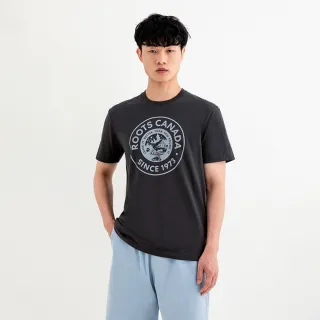 【Roots】Roots 男裝- ROOTS THINK GREEN短袖T恤(鐵灰色)