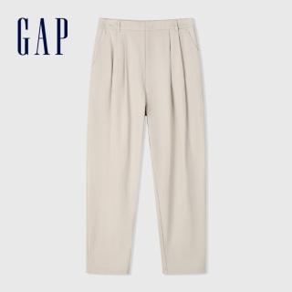 【GAP】女裝 錐形卡其褲-岩石色(872619)