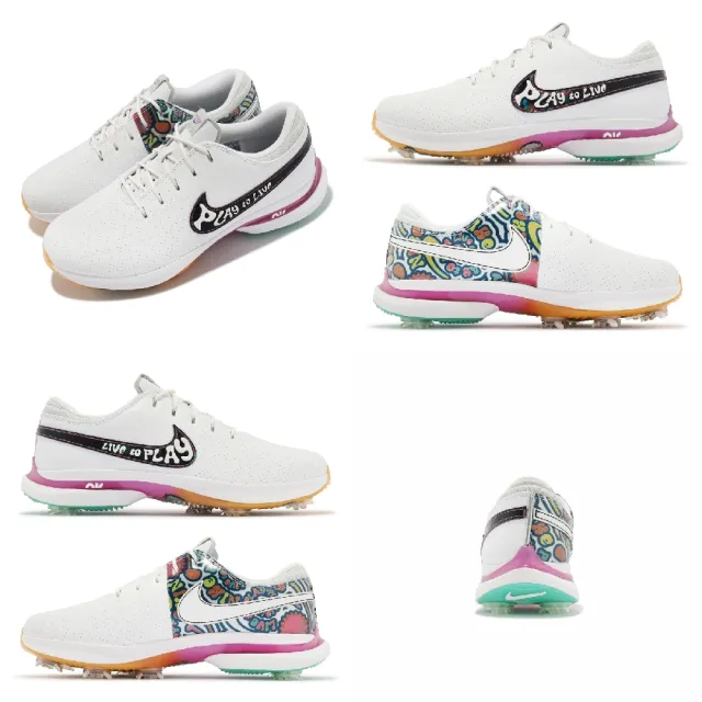 【NIKE 耐吉】高爾夫球鞋 Air Zoom Victory TR 3 NRG 寬楦 男鞋 女鞋 白 鞋釘(DZ4559-100)