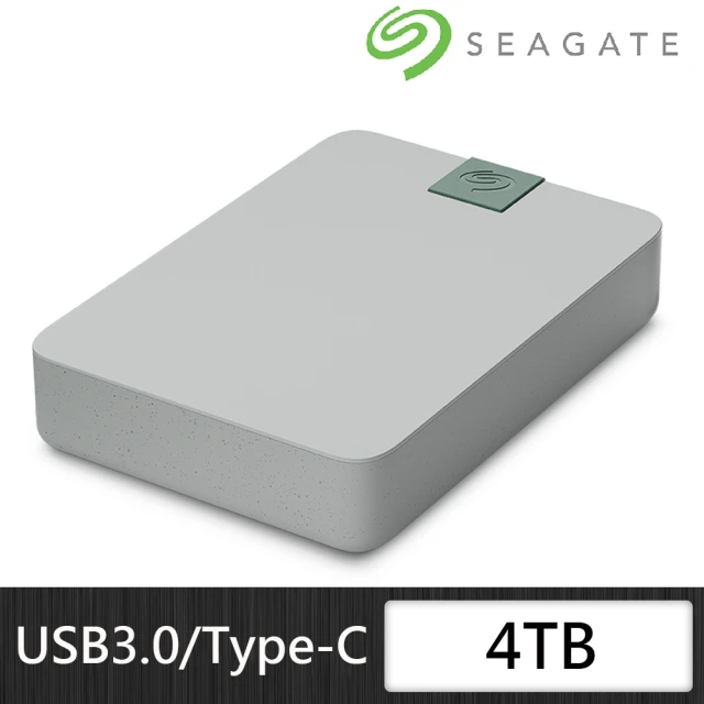 台通粉絲專屬優惠 SEAGATE 希捷 Ultra Touch 4TB 外接硬碟-卵石灰(STMA4000400)