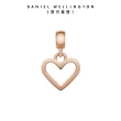 【Daniel Wellington】DW 串飾 Charms 密語系列閃耀愛心吊墜-鏤空金屬-兩色任選(DW00400428)