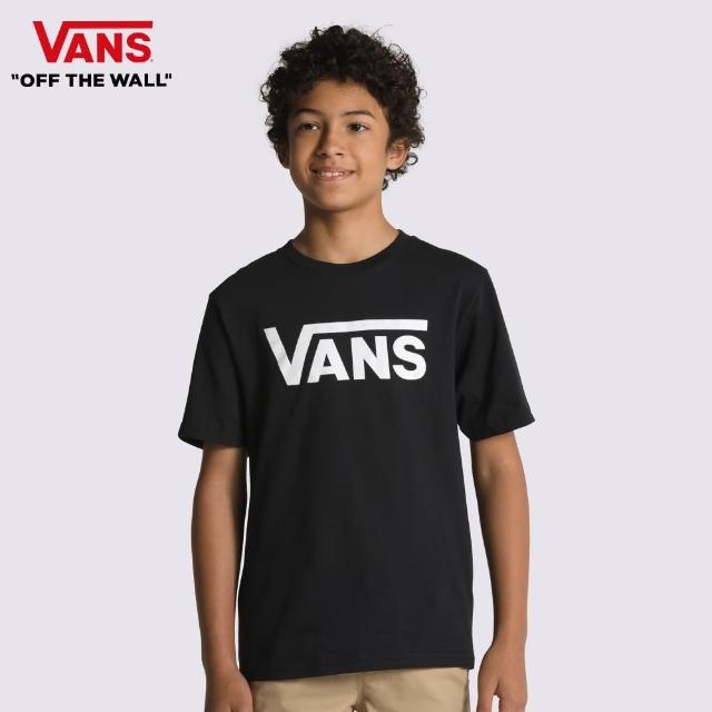 【VANS 官方旗艦】Classic 中童款黑色短袖T恤