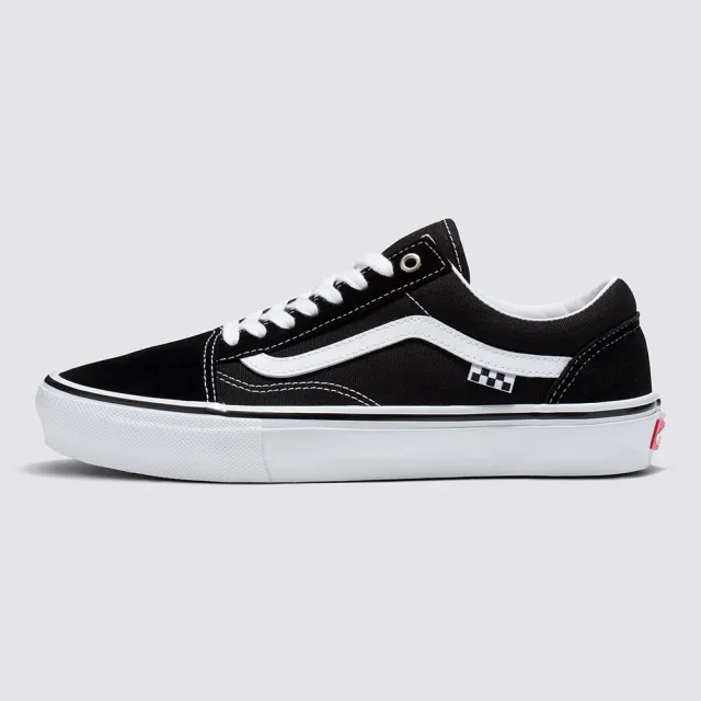 【VANS 官方旗艦】Skate Old Skool 男女款黑白色專業滑板鞋/休閒鞋